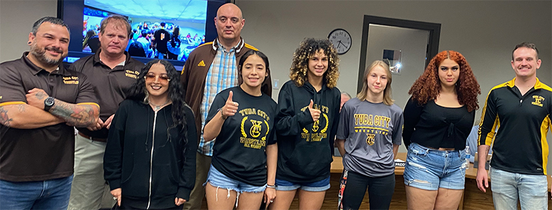 YCUSD Lady Wrestlers